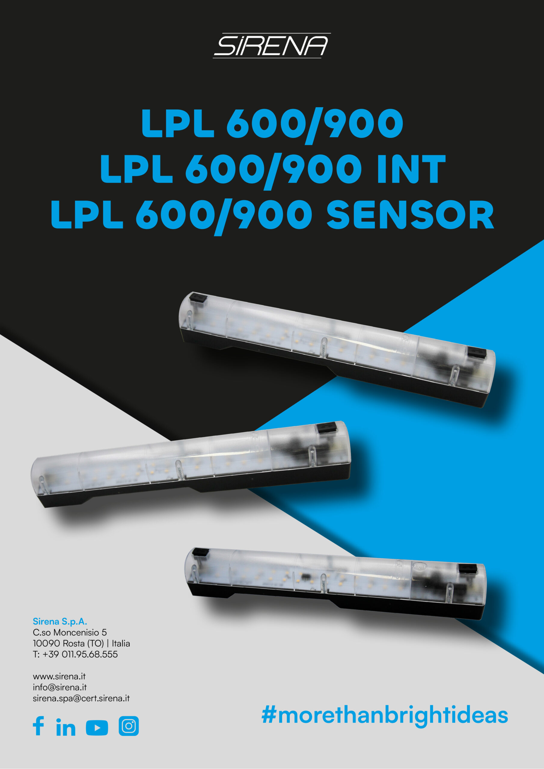 LPL – Lampada da quadro magnetica